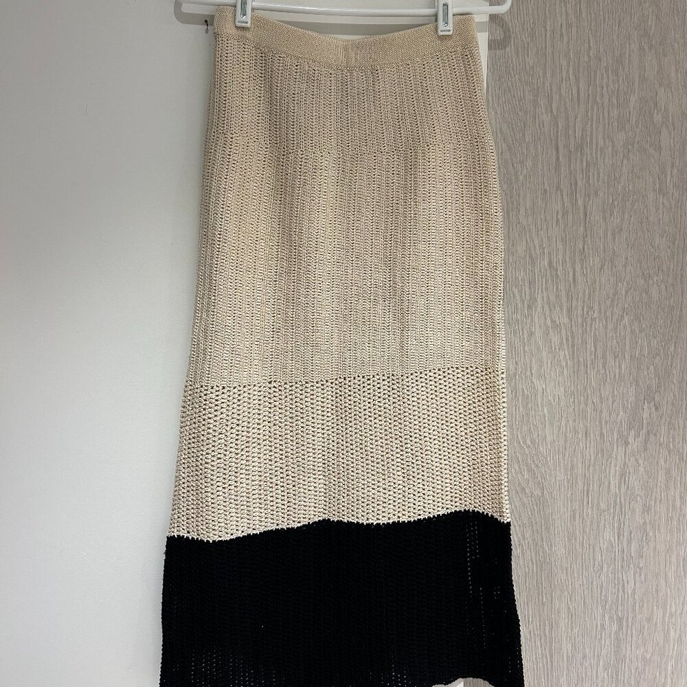 Rachel Comey Colorblock Pattern Midi Length Skirt… - image 4